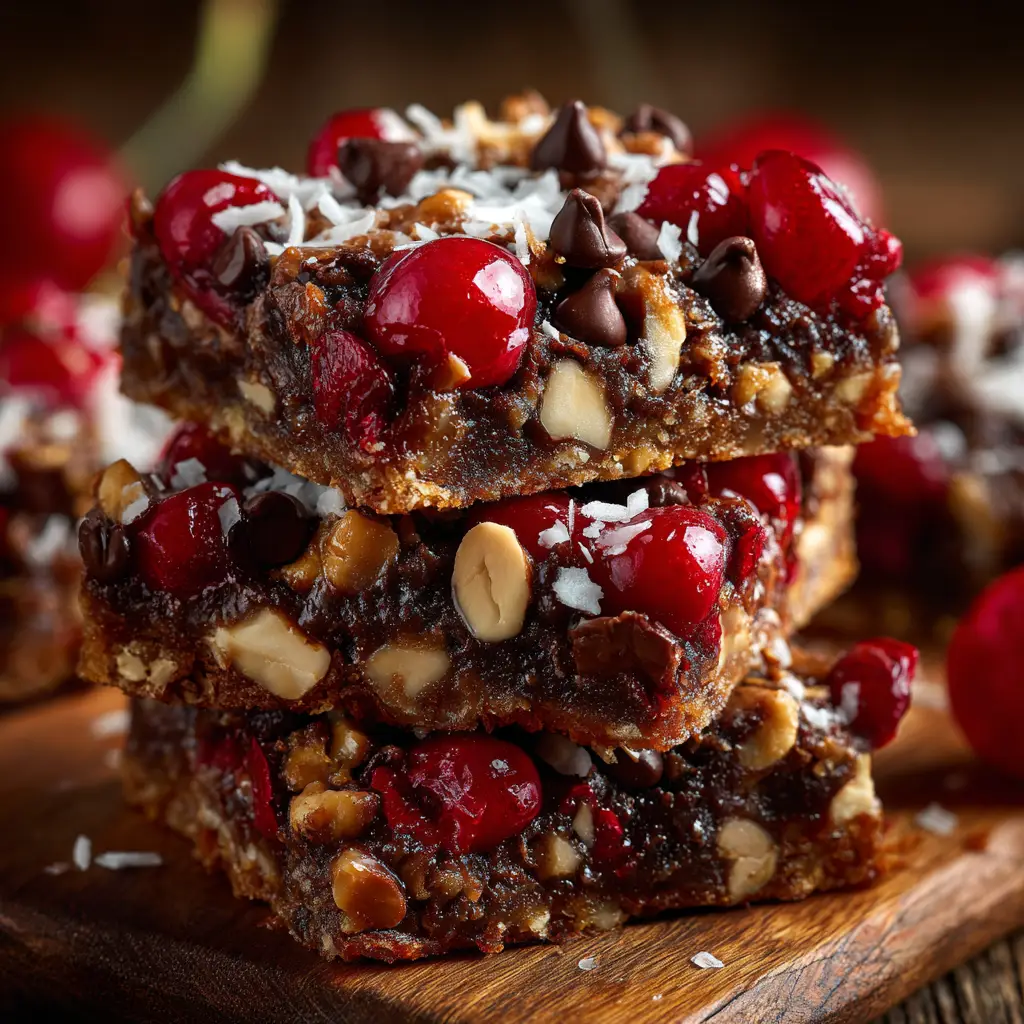 Chocolate Cherry Bars: The Ultimate Gooey & Decadent Recipe 1 A full pan of freshly baked chocolate cherry cookie bars cooling on a wire rack before being sliced.