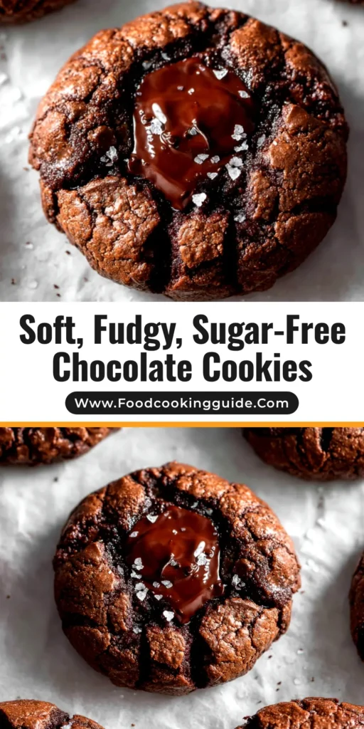 Gluten Free Chocolate Cookies: The Ultimate Chewy & Fudgy Recipe 4 A stack of chewy Gluten Free Chocolate Cookies on a white plate, with a glass of milk in the background. The cookies are rich, dark, and studded with melted chocolate chips.