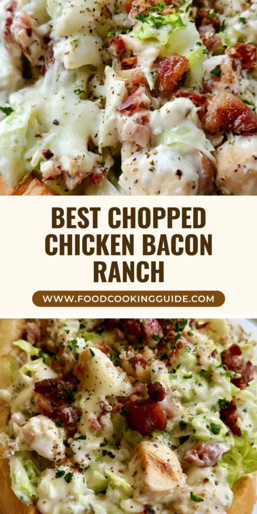 A handheld smartphone photo of a chopped chicken bacon ranch hoagie piled high into a toasted roll on parchment paper.