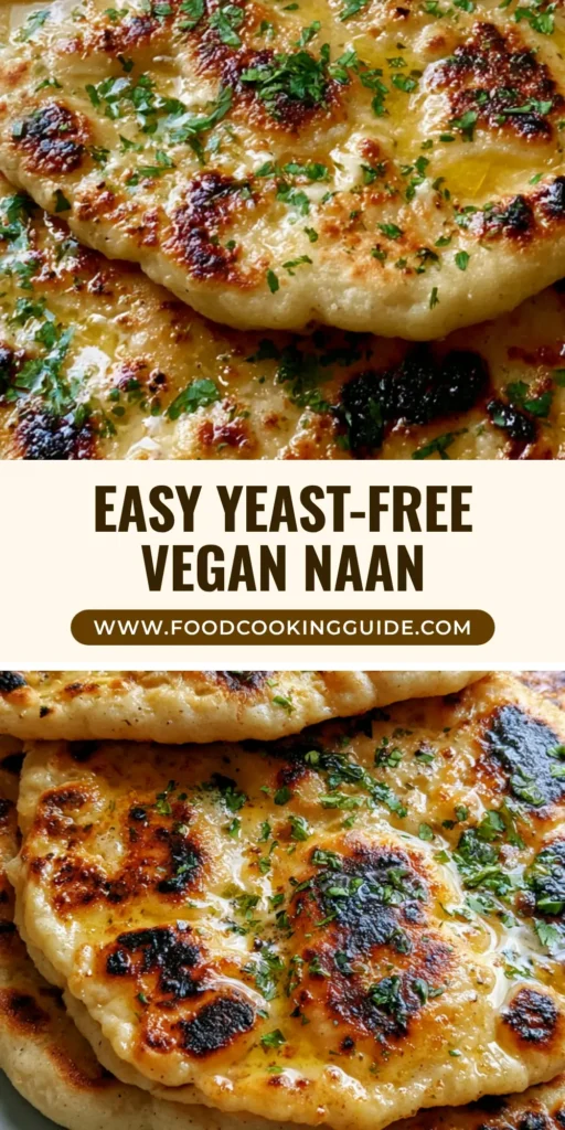 A stack of Gluten-Free Vegan Naan on a light grey ceramic plate, featuring golden charred spots and fresh cilantro garnish.
